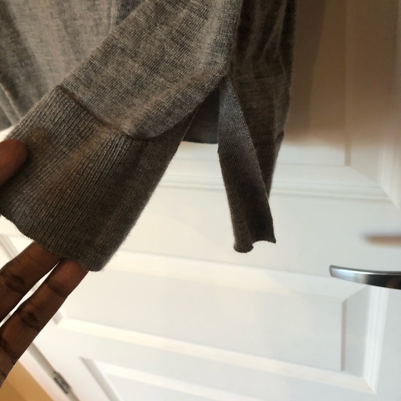 Grey merino wool sweater - Picture 4 of 4